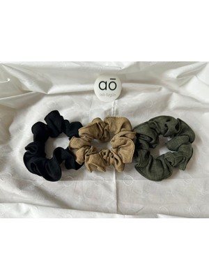 Aslı Özgün 3'lü Scrunchie Saç Tokası