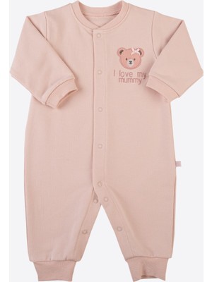 Kitikate Organik Mumy Patiksiz Tulum Pembe