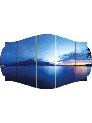 Moontime Alaçatı Sahil Kıyı Deniz Mdf Tablo 2088 (Model C)