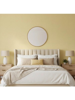 Moontime Alaçatı Çizgi Desen Sarı Ucuz Duvar Kağıdı 7716862