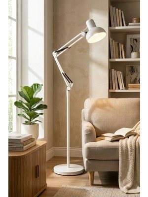 Moontime Alaçatı Ottava Beyaz Modern Lambader