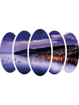 Moontime Alaçatı Şehir Mdf Tablo 1616 (Model A)