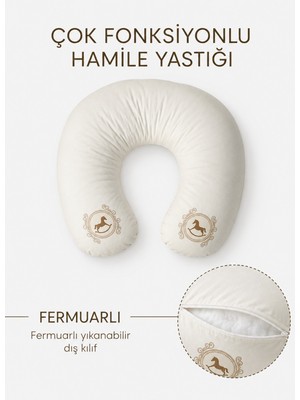 Kitikate Royal Çok Fonksiyonlu Emzirme Yastığı Natural