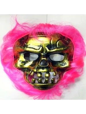 Melonika Cadılar Bayramı Pembe Lı Maske