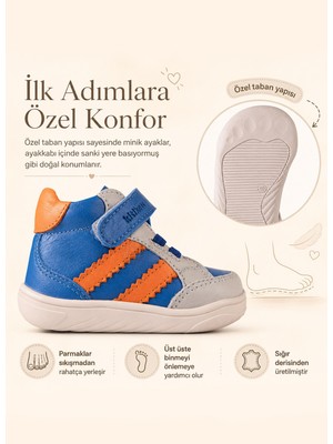 Kitikate Theo Bebek Ilk Adım Ayakkabı Mavi