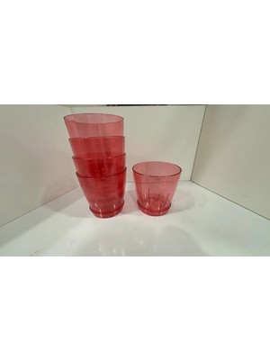 Moontime Alaçatı Renkli Orkide Saksı Cameks 1.5 Lt Pembe 5 Adet Tabaklı