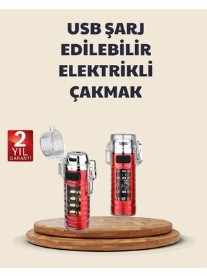 Epilons Kamp ve Outdoor Için Çok Amaçlı Çakarlı Elektronik Çakmak