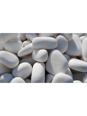 Asitan Beyaz Dolomit Doğal Dekoratif Taş 4-6 cm (25)