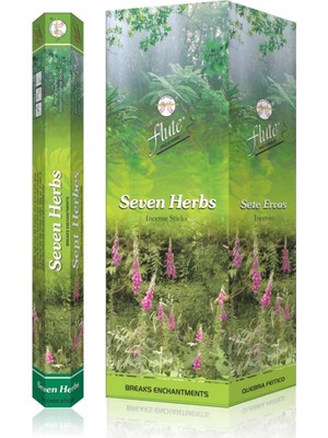 Moontime Alaçatı Çubuk Tütsü 7 Ot Hexa (Seven Herbs) 6*20=120 Çubuk