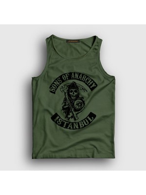 Presmono Unisex Haki Istanbul Sons Of Anarchy Atlet