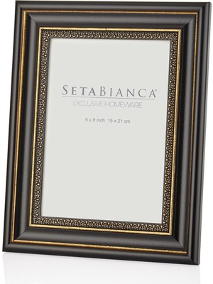 Seta Frame Black Gold Lace 13 * 18 cm