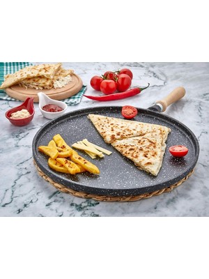 Granit Gözleme Döküm Tava 36 cm