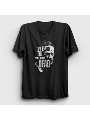 Presmono Unisex Siyah We Are The Walking Dead T-Shirt