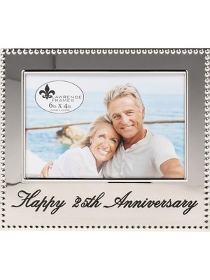 290064 4 x 6 Happy 25TH Anniversary Bilderrahmen