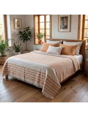 Loomvia Kanepe, Koltuk ve Yatak Örtüsü - 240X260 cm - Bambuviskon Kumaş - Nefes Alır ve Yakmaz