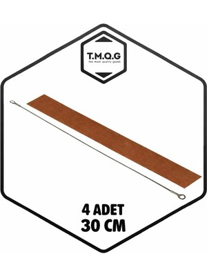 T.m.q.g Yedek Tel + Teflon Poşet Ağzı Yapıştırma Kapatma Makinesi Için 4'er Adet (30CM)