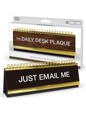 Genuine Fred Daily Masa Plaketi Masaüstü Flip Book, Çeşitli
