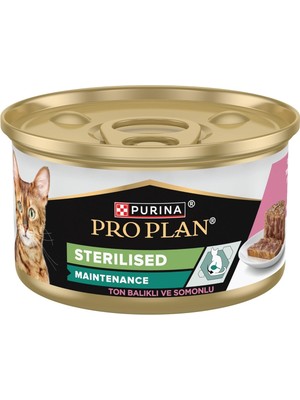 Pro Plan Ton Balıklı ve Somonlu Kısırlaştırılmış Kedi Konservesi 85 gr