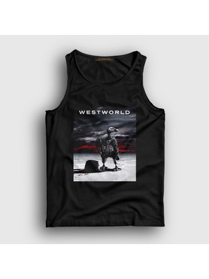 Presmono Unisex Siyah Cover Westworld Atlet