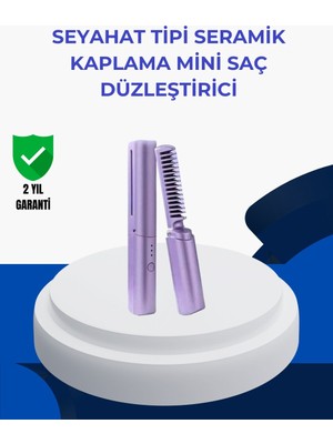 Taşınabilir Saç Düzleştirici Tarak - Ayarlanabilir Isı Kontrollü