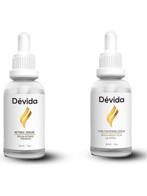 Retinol + Nemlendirici Serum 2 Li Set Kırışıklık Alın Çizgisi Göz Çevresi