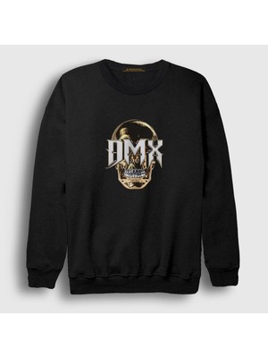Presmono Unisex Siyah Skull Dmx Sweatshirt
