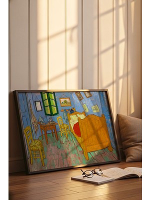 Lia Gallery The Bedroom In Arles - Vincent Van Gogh - Çerçeveli Tablo