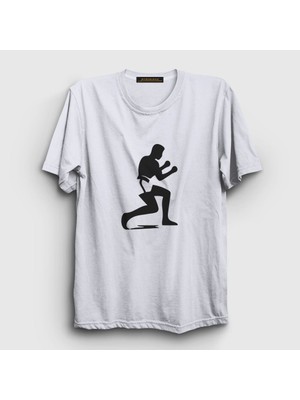 Presmono Unisex Beyaz Stance Muhammed Ali T-Shirt