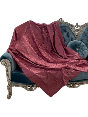 Kaymaz Tabanlı Tay Tüyü Çekyat, Koltuk, Kanepe Örtüsü(Pembe RENK)(175X210CM)