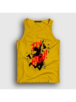 Presmono Unisex Sarı Fly High Voleybol Anime Haikyu Atlet