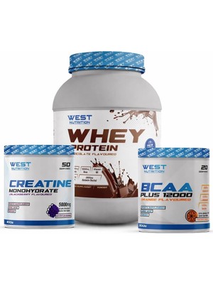 Whey Protein Tozu 1200 gr Çikolata Bcaa Kreatin Paketi