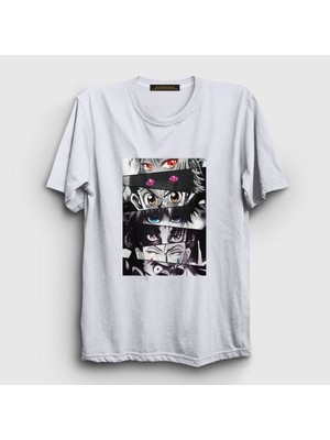 Presmono Unisex Beyaz Eyes Anime Hunter x Hunter T-Shirt