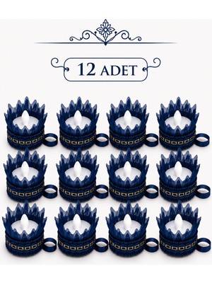 Beraye LED Mum Lacivert Ledli Kına El Mumu, Sünnet, LED Işıklı, Tealight Mum Pilli 12 Adet, Düğün, Nedime, Bride,