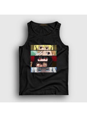 Presmono Unisex Siyah Girls Anime Kakegurui Atlet