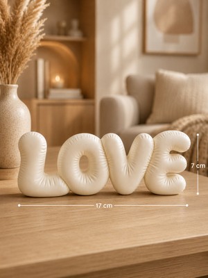 Sylva Concept Balon Tasarımlı Love Biblo | Modern Dekoratif Obje |ev Dekoru