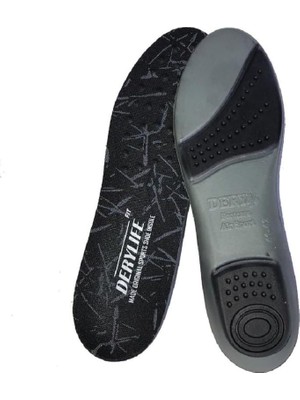 Asitan Derylife Topuk Destekli Ortopedik Kumaş Ayakkabı Tabanı 1 Çift (Eu 35-36)