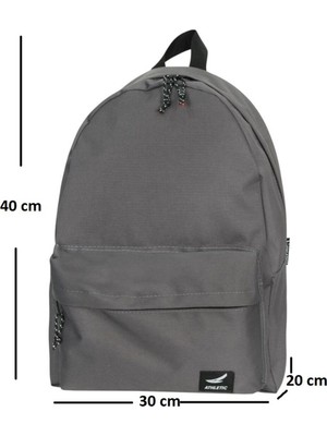 Adalinhome AD-120 Günlük Seyahat Okul Sırt Çantası Gri