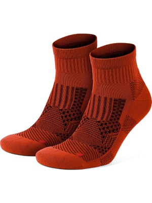 Asitan 2'li Tabanaltı Havlulu Dikişsiz Unisex Atletik Fit Koşu Yürüyüş Egzersiz Aktivite Çorabı 35
