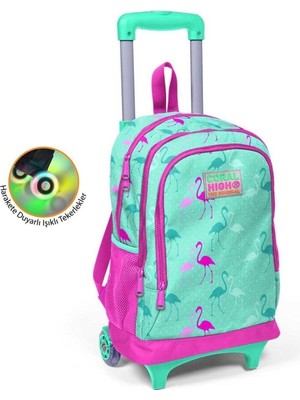 Kız Çocuk Coral High Unicorn Kız Çocuk Çekçekli Ilkokul Çantası 23131 Yeşil