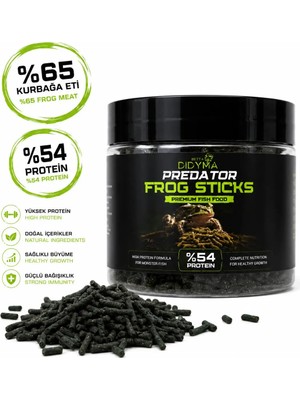 Betta Didyma Predator Frog Sticks 50GR (%65 Kurbağa Etli)