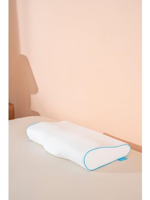 Boyun Destekli Ortopedik Visco Yastık 56X34X10,5 cm