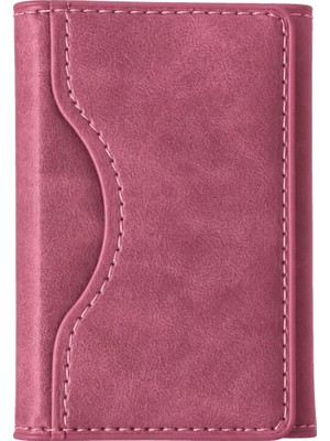 Esranın Dünyası Tema Magsafe Deri Kartlık - Pembe