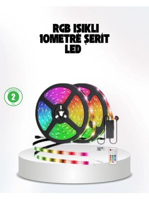 Poebgo Familys Müziğe Duyarlı Renkli Smart Şerit LED Işık USB Bağlantılı Ambiyans Aydınlatma