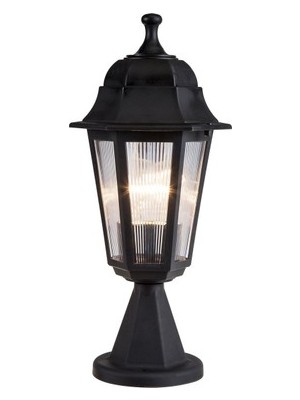Zerpa Z2859 Bahçe Armatürü Altıgen Direk Tipi Siyah