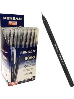 Pensan 2270 Tükenmez Kalem Büro ( 4 Adet Siyah + 4 Adet Kırmızı )