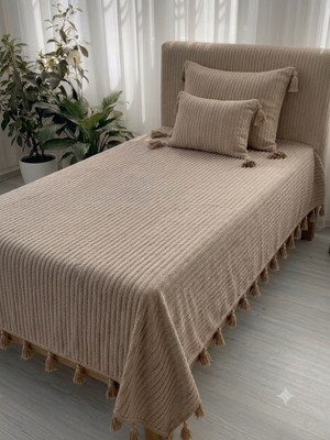 Madame Asel Home Yatak Örtüsü Pike % 100 Pamuk
