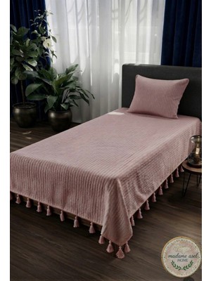 Madame Asel Home Yatak Örtüsü Pike % 100 Pamuk