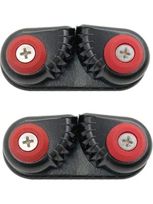 Mistaha 2 Adet Kayık Kam Cleat Tekne Kano Yelkenli Tekne Filika Alüminyum Cam Profilli Hızlı Gir