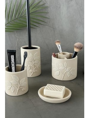 Aydogan's 5 Parça Modern Banyo Seti - Poliresin Malzeme
