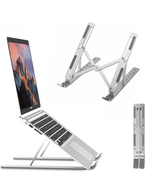 Aydogan's Taşınabilir Metal Laptop Standı - Kaymaz ve Ergonomik Tasarım